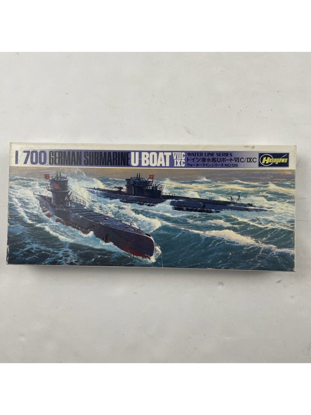 Hasegawa 1/700 Water Line Series German Submarine U Boat VIIC/IXC 126